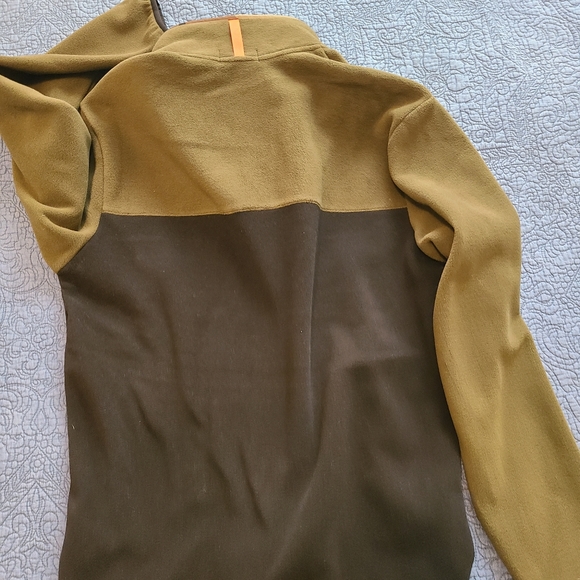 Green and Black Polo Ralph Lauren Fleece Pullover Jacket - Picture 8 of 9